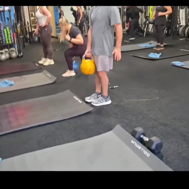 Training inside the M.Train studio in Westport, CT